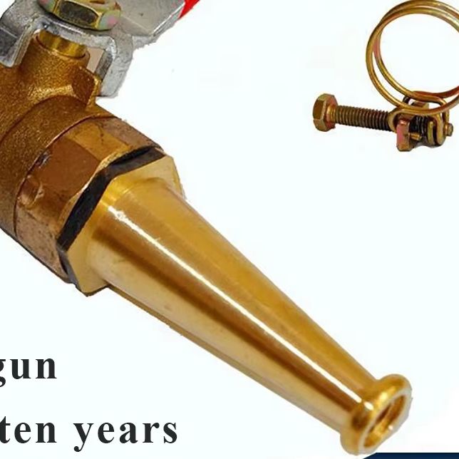 Fire Piston Starter - ボールバルブ付き高圧銅製水鉄砲、消防ホースリールノズル-洗車＆庭園灌漑ノズル、消防用スプレーヤー