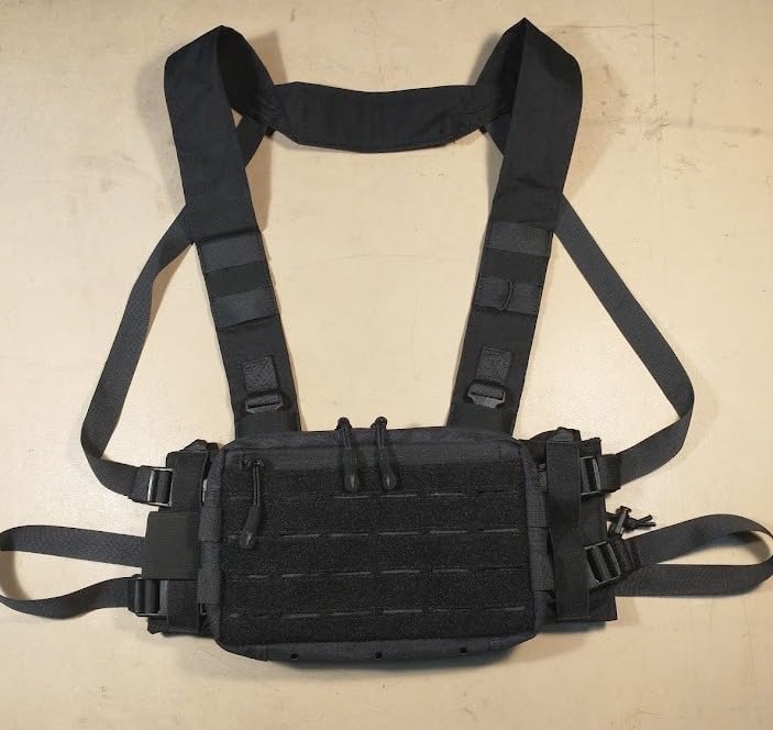 Outdoor Adventure Vest - 男性用チェストバッグ、釣り用ルアーベストリグポーチ、アウトドアハイキング、キャンプ、サイクリング、スポーツ用ファニーパック