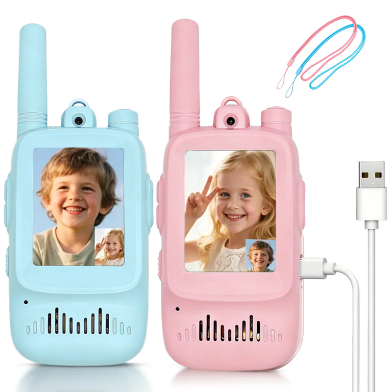 2個セット 子供用ビデオトランシーバー 充電式 室内・屋外用 - Outdoor Adventure For Kids のレビューと価格