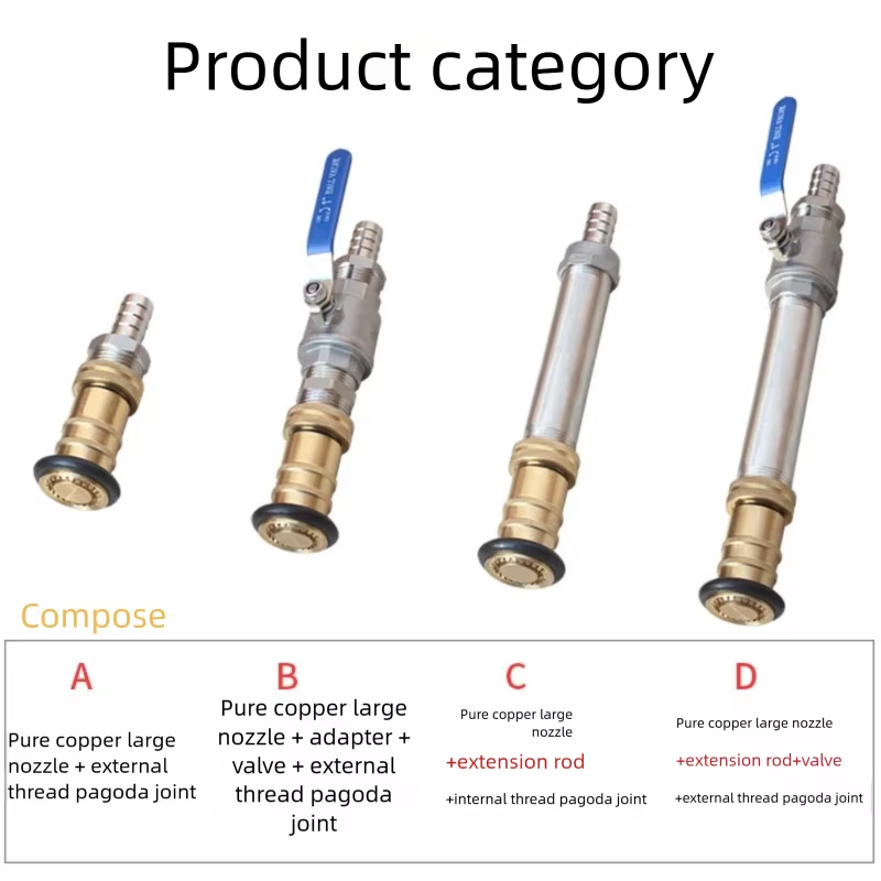 真鍮製消防ホースノズル 1インチ 1.5インチ 2インチ メ - Fire Piston Starter のレビューと価格