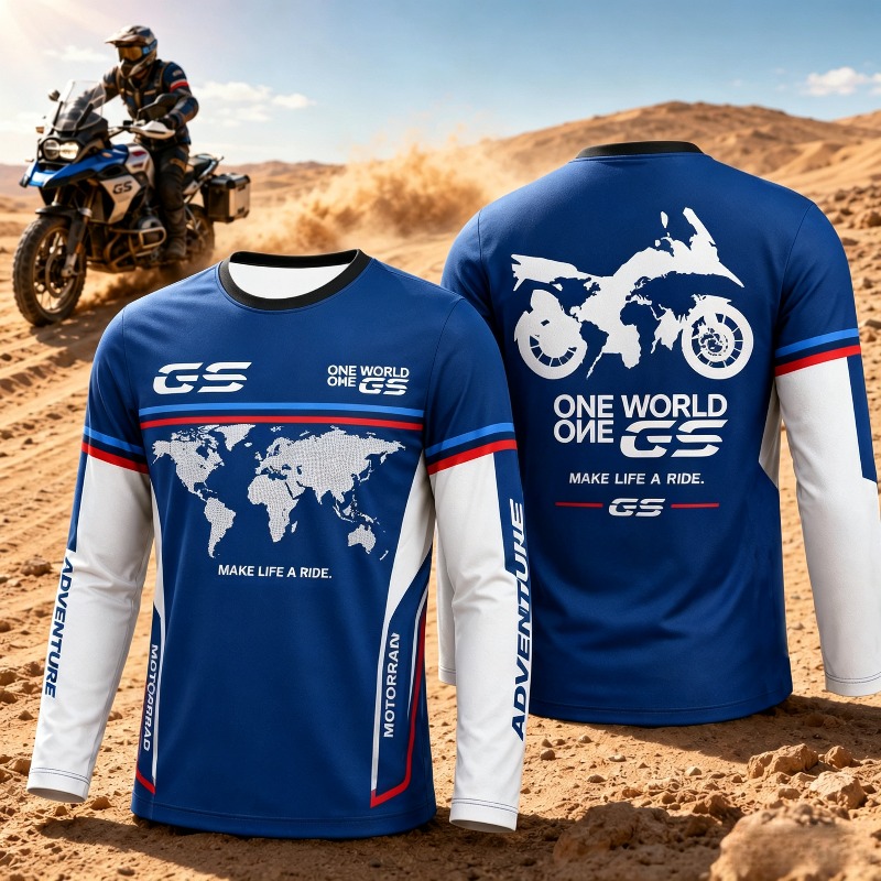 バイク愛好家のためのGSアドベンチャーモトラッド風長袖トップ - Outdoor Adventure For Kids のレビューと価格