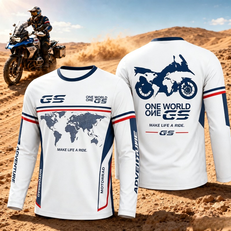 バイク愛好家のためのGSアドベンチャーモトラッド風長袖トップ - Outdoor Adventure For Kids のレビューと価格