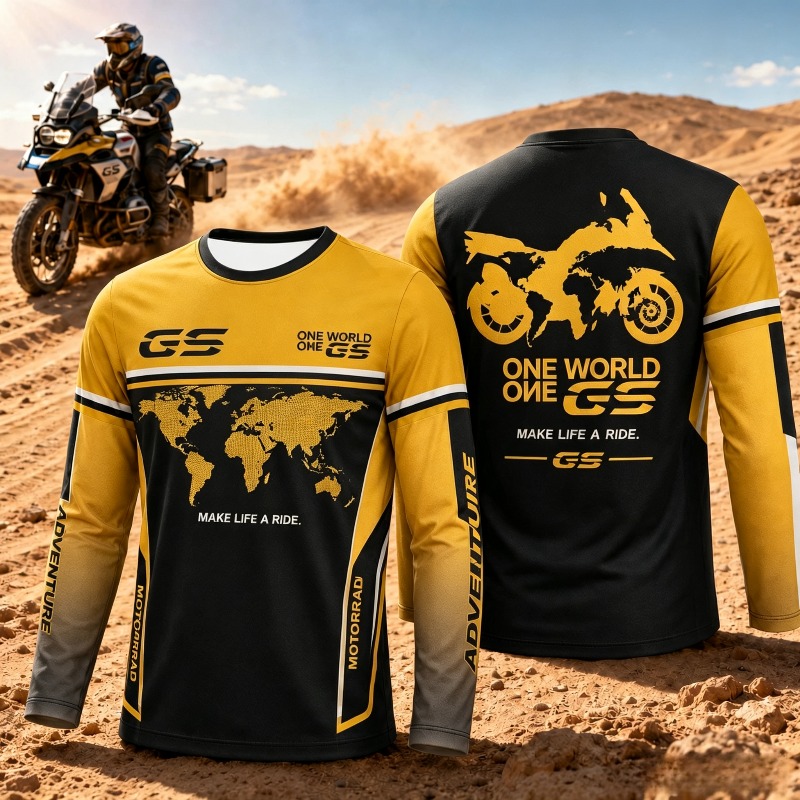 バイク愛好家のためのGSアドベンチャーモトラッド風長袖トップ - Outdoor Adventure For Kids のレビューと価格